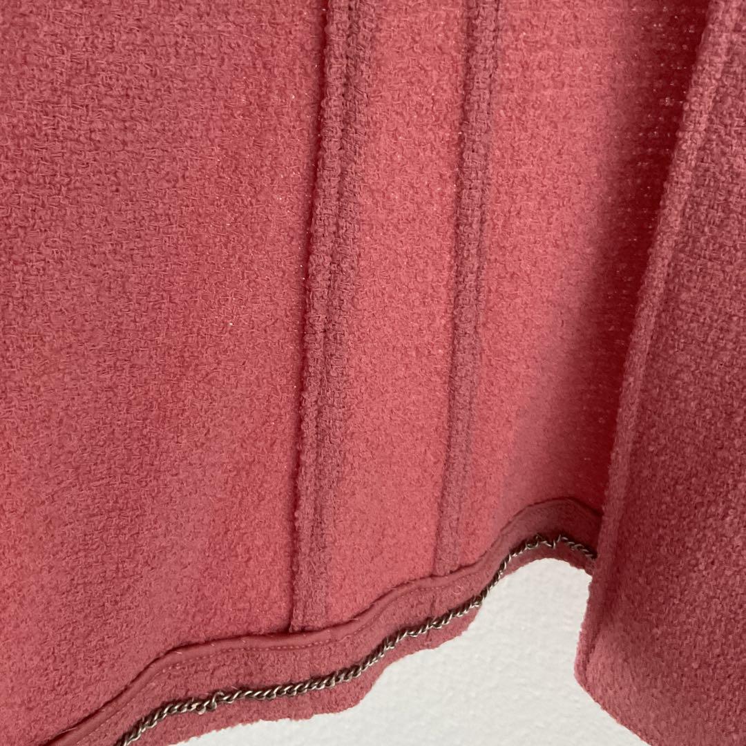 CHANELシャネル お洒落ピンクのジャケット size36