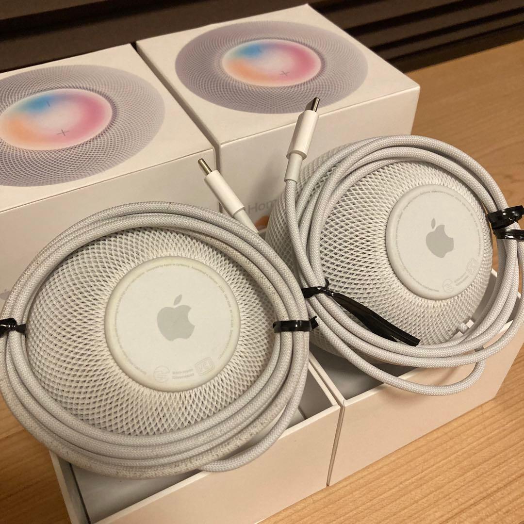 Apple Pod mini MY5H2J/A ホワイト 2個セット