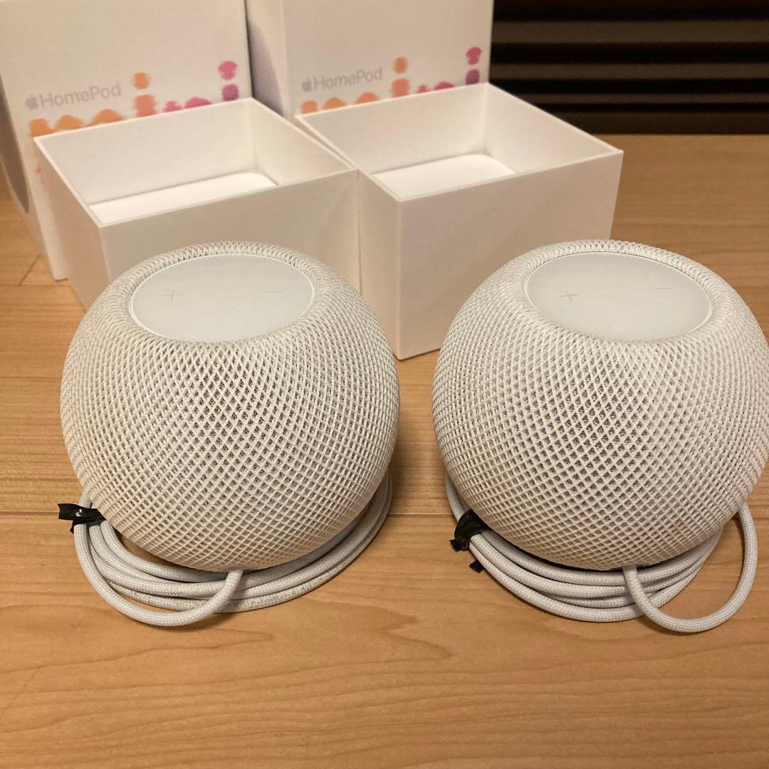 Apple Pod mini MY5H2J/A ホワイト 2個セット