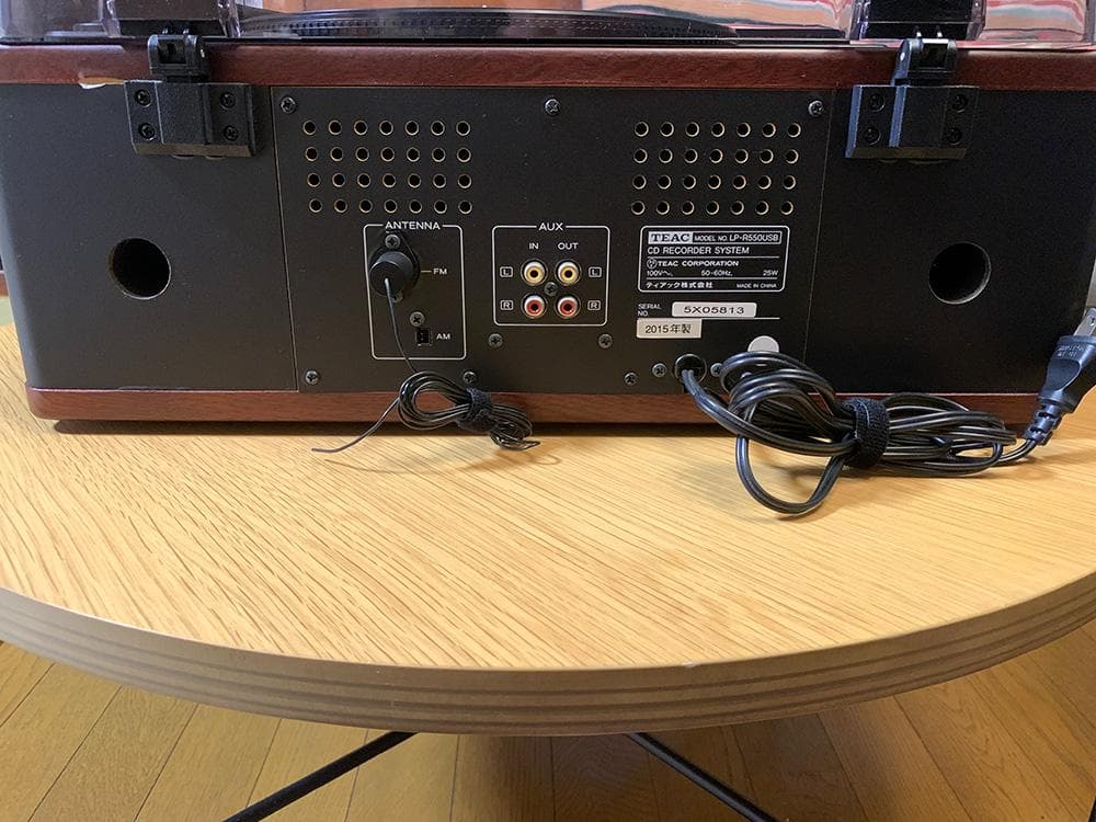 完動品 中古 TEAC LP-R550USB リモコン 付属品あり 2015年製