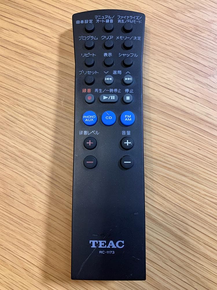 完動品 中古 TEAC LP-R550USB リモコン 付属品あり 2015年製