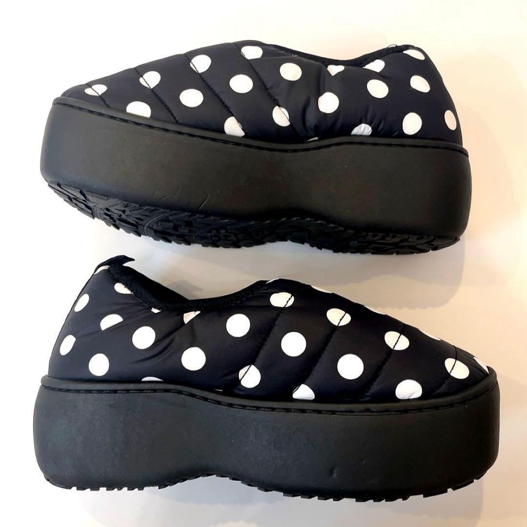 subu SUBU スブ　レイ着用　厚底　DOT ドット 水玉 24　25 新品