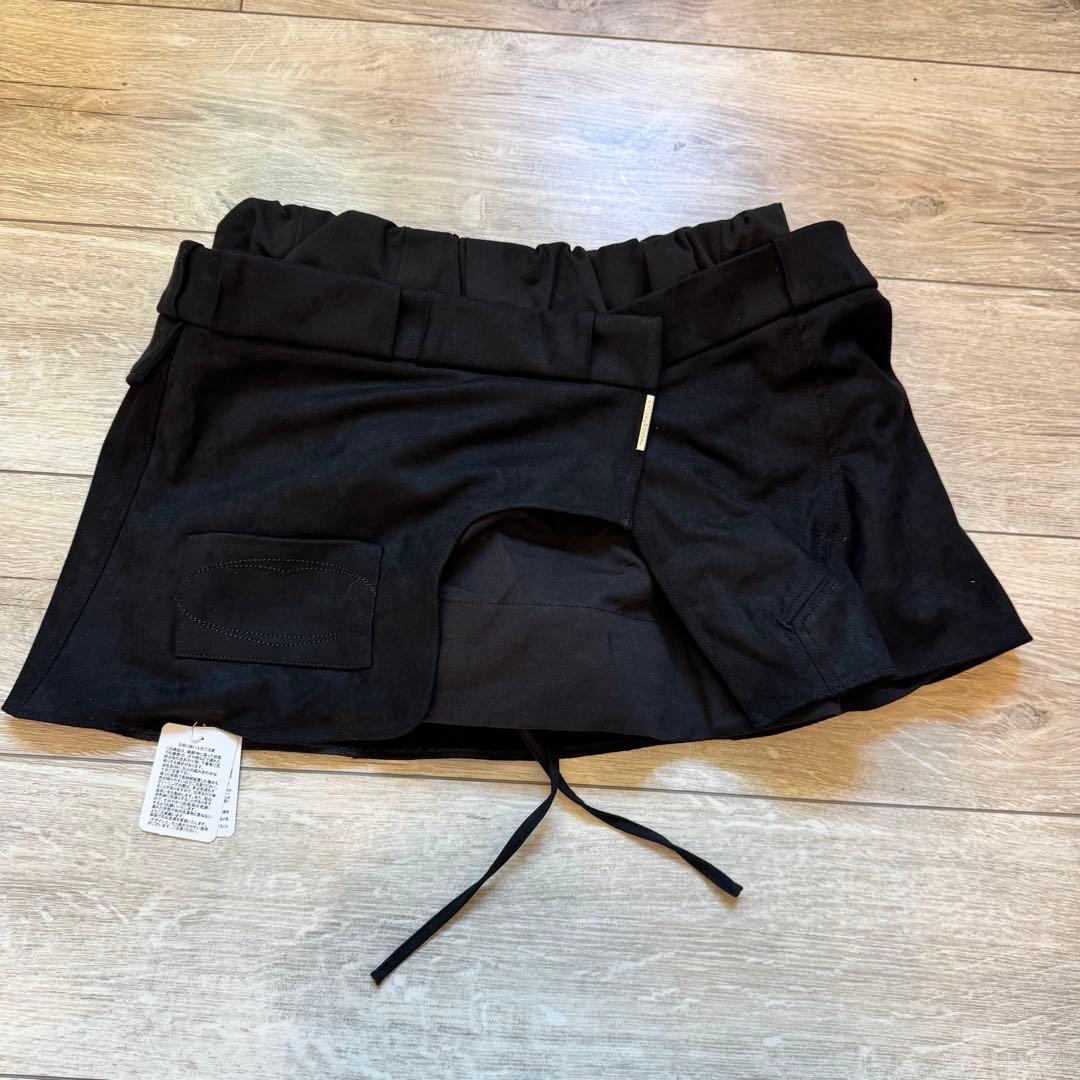 theredthread S suede wrap skirt スカート