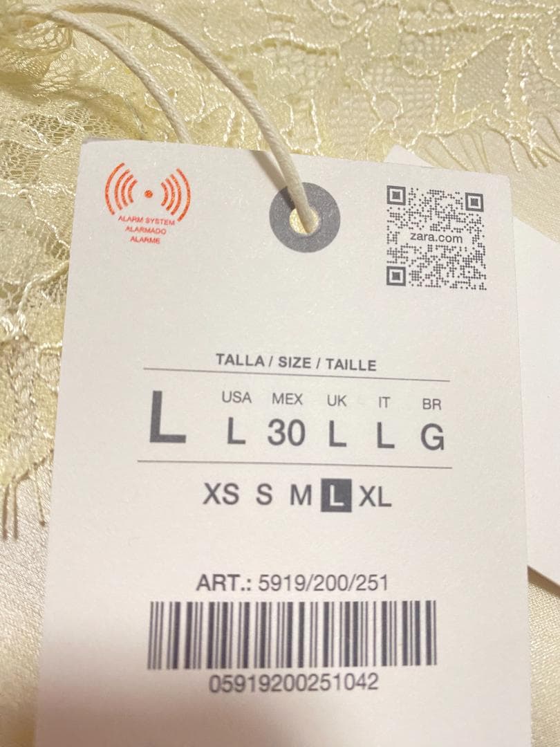 完売品 ZARA ZW アシンメトリーレースワンピース L 人気