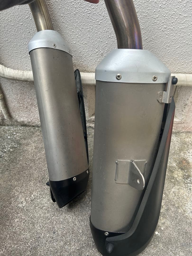 YZF-R1 サイレンサーマフラーエキパイ左右 4C8 ヤマハ純正中古バイク部品