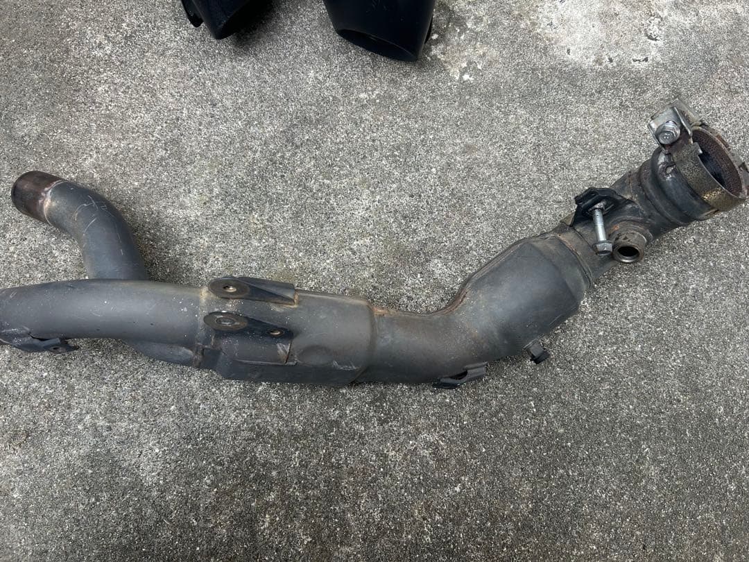 YZF-R1 サイレンサーマフラーエキパイ左右 4C8 ヤマハ純正中古バイク部品