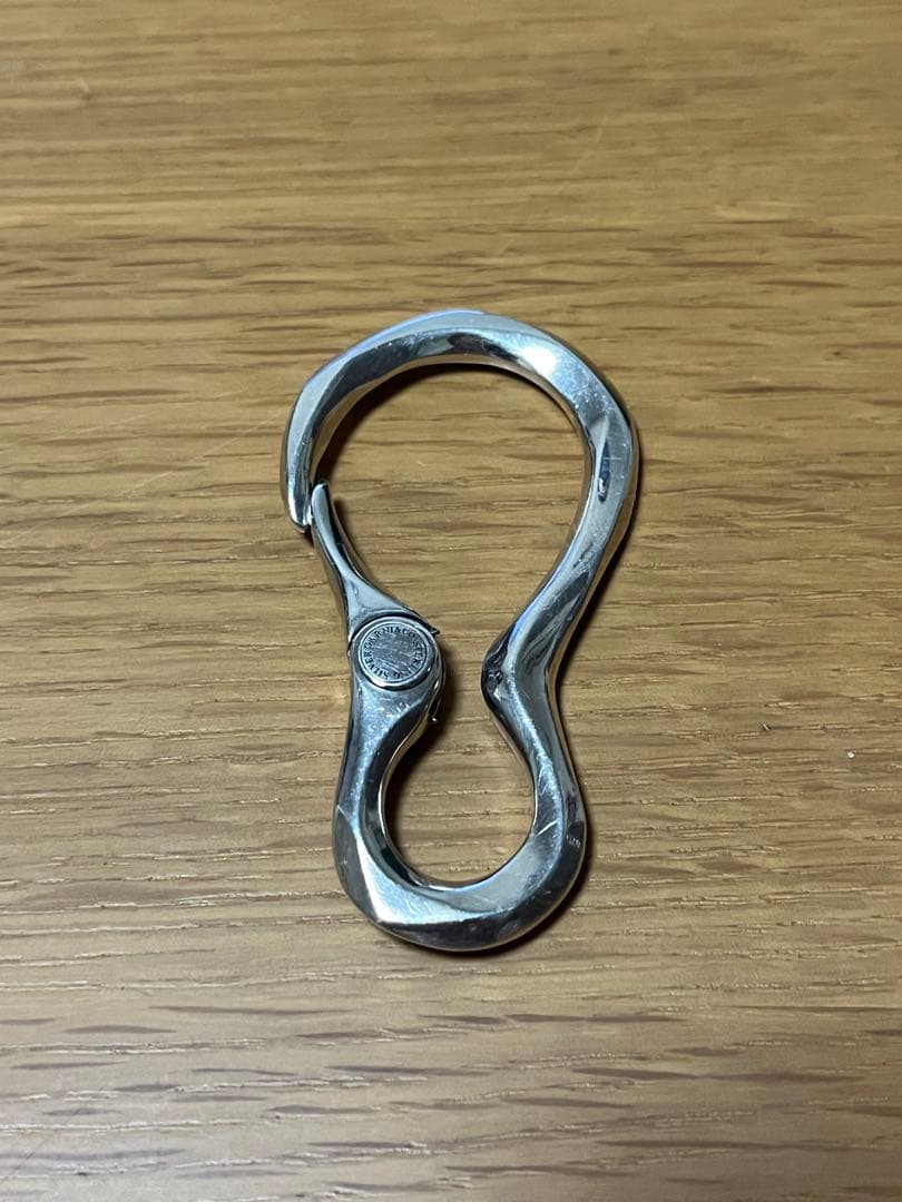 金属製カラビナ キーホルダー　ガルニ　garni sterling silver