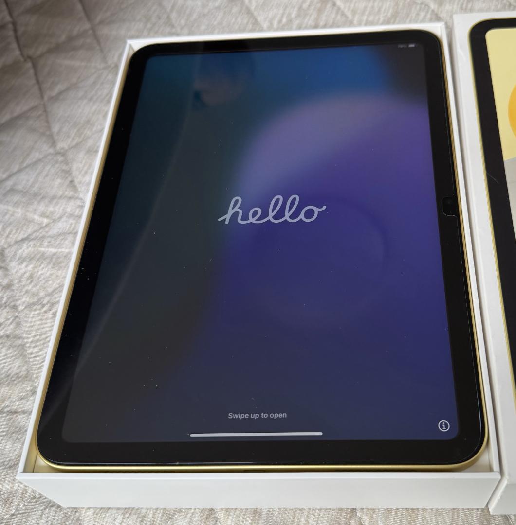 Apple iPad 第10世代 64GB Wi-Fiモデル イエロー 本体