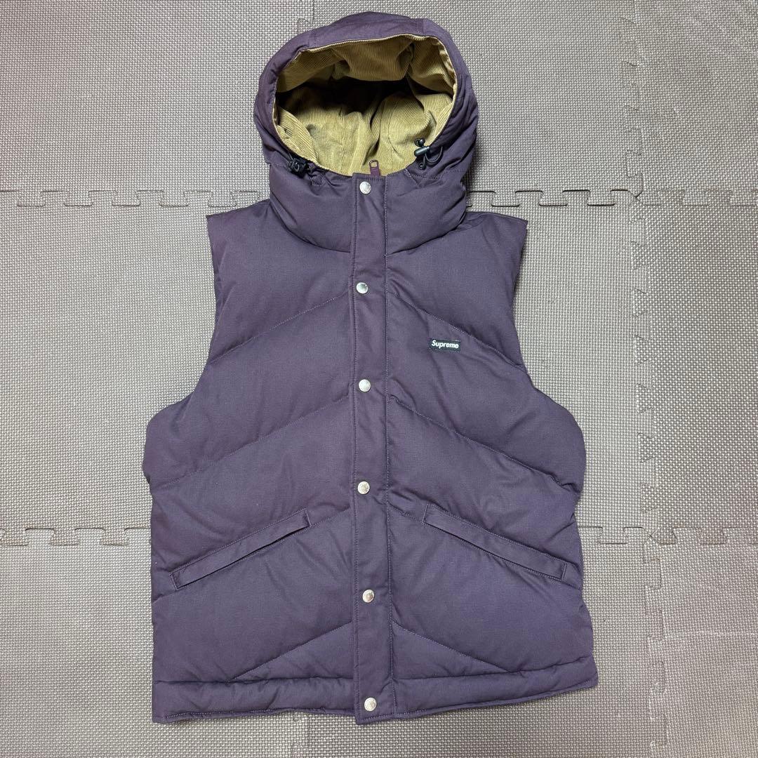 Supreme SmallBox Hooded Down Vest ダウンベスト