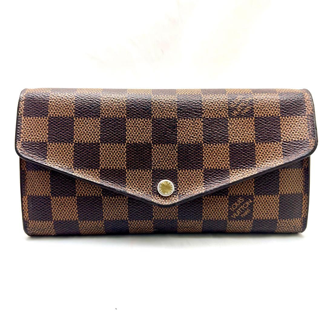 みなこ884 ルイヴィトン ダミエ ポルトフォイユサラ ローズバレリーヌ