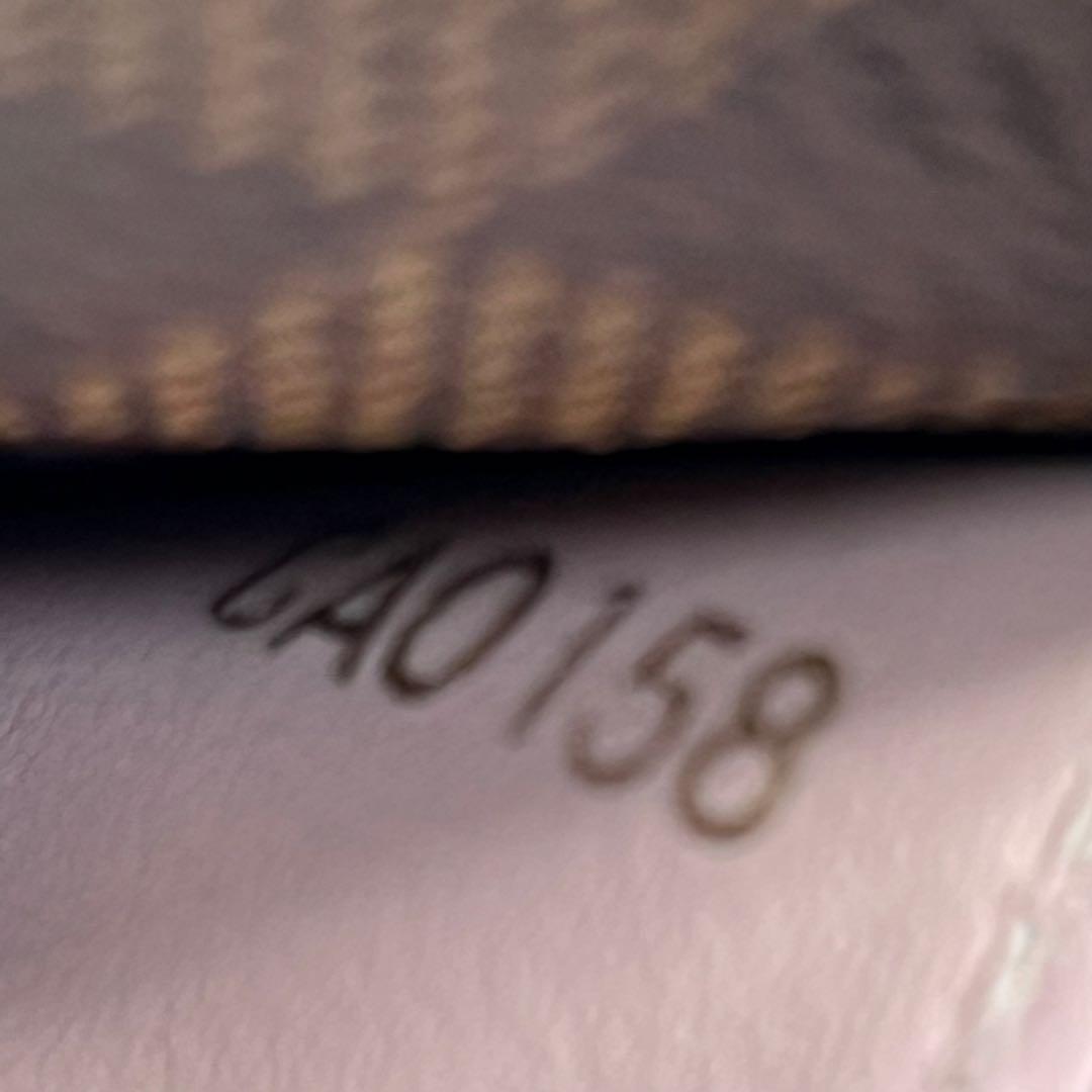 みなこ884 ルイヴィトン ダミエ ポルトフォイユサラ ローズバレリーヌ