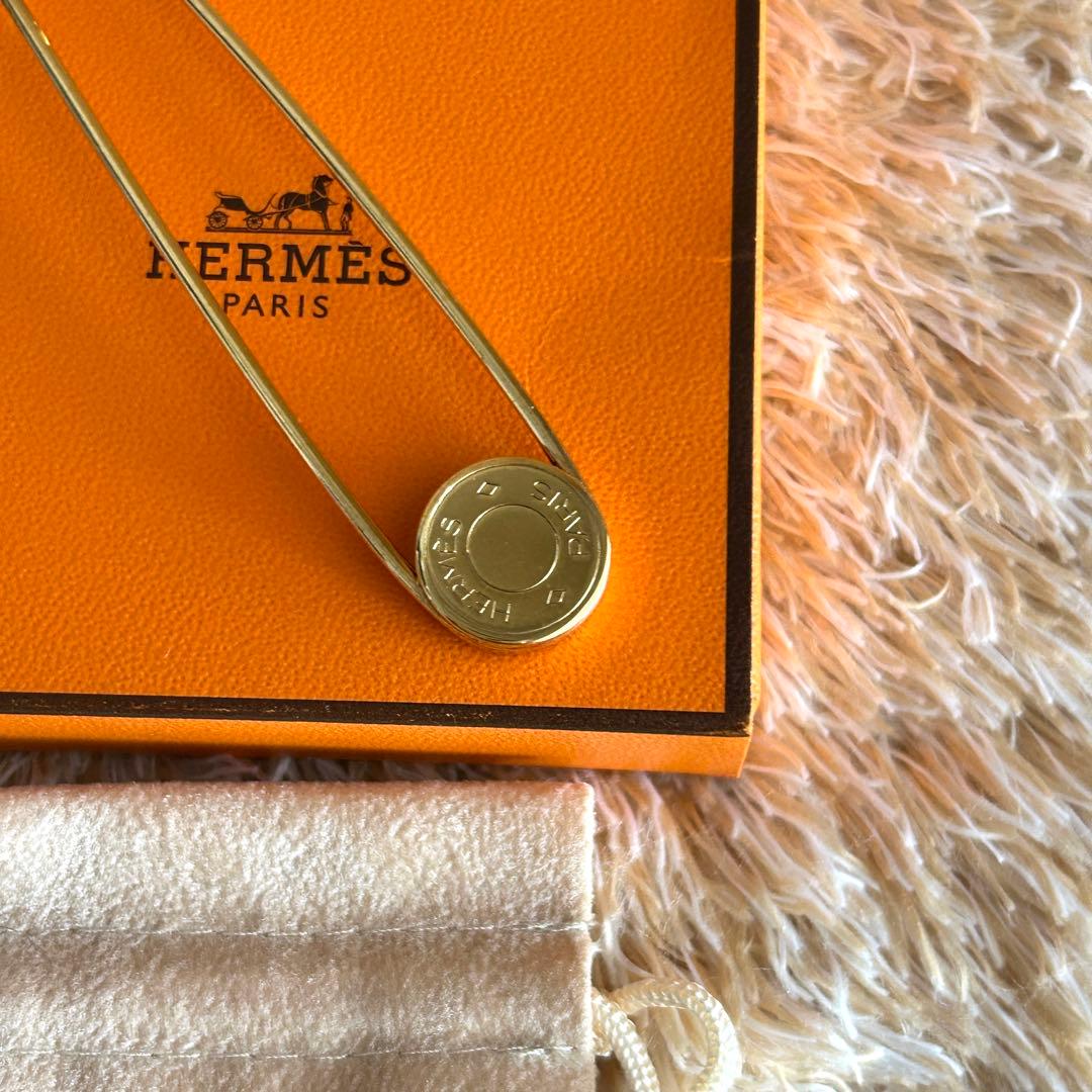 【専用品】エルメス ピン ブローチ チャーム ゴールド