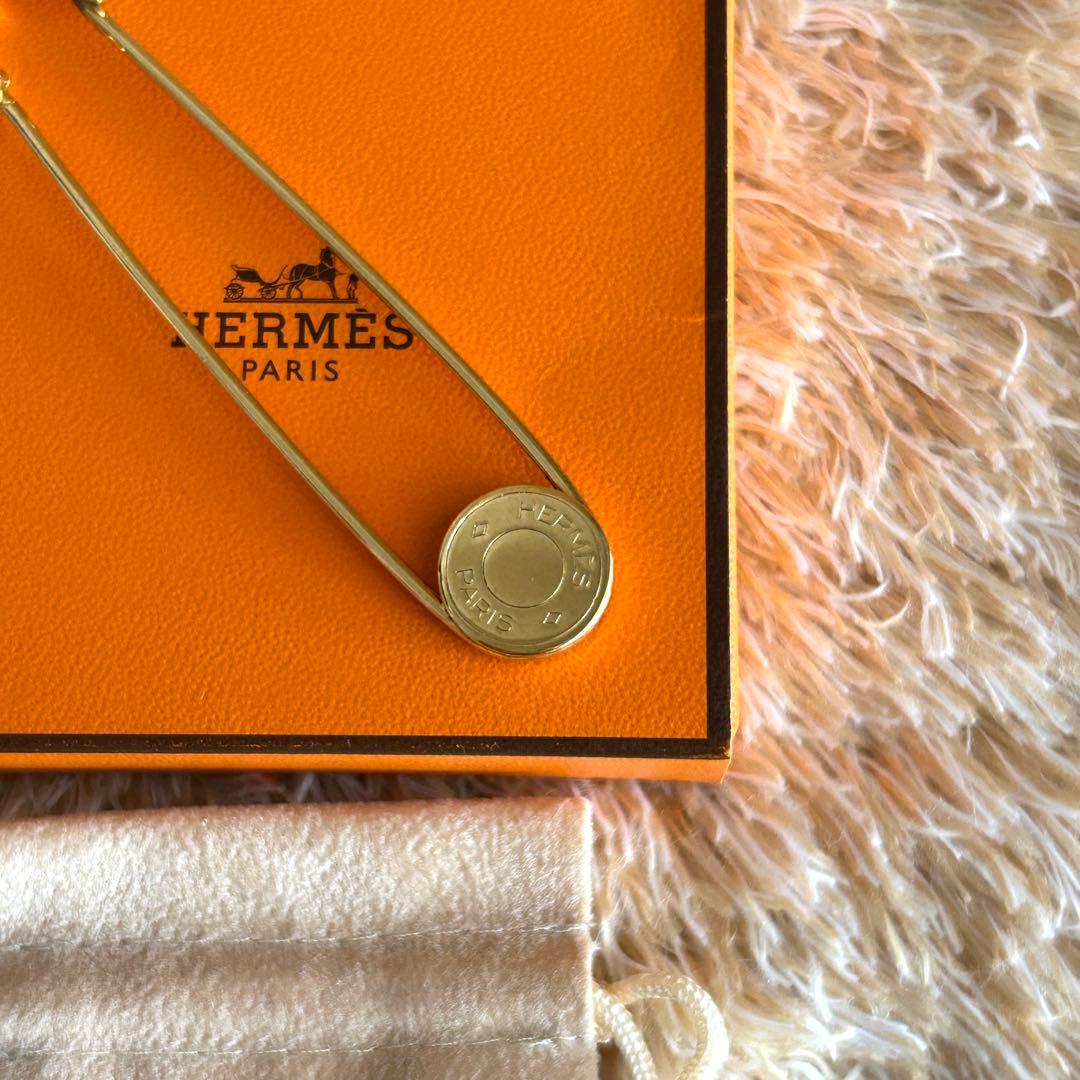 【専用品】エルメス ピン ブローチ チャーム ゴールド