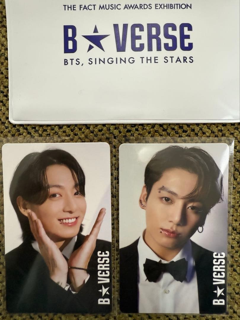 B★VERSE BTS 大阪コンプ　トレーディングカード２枚　jungkook