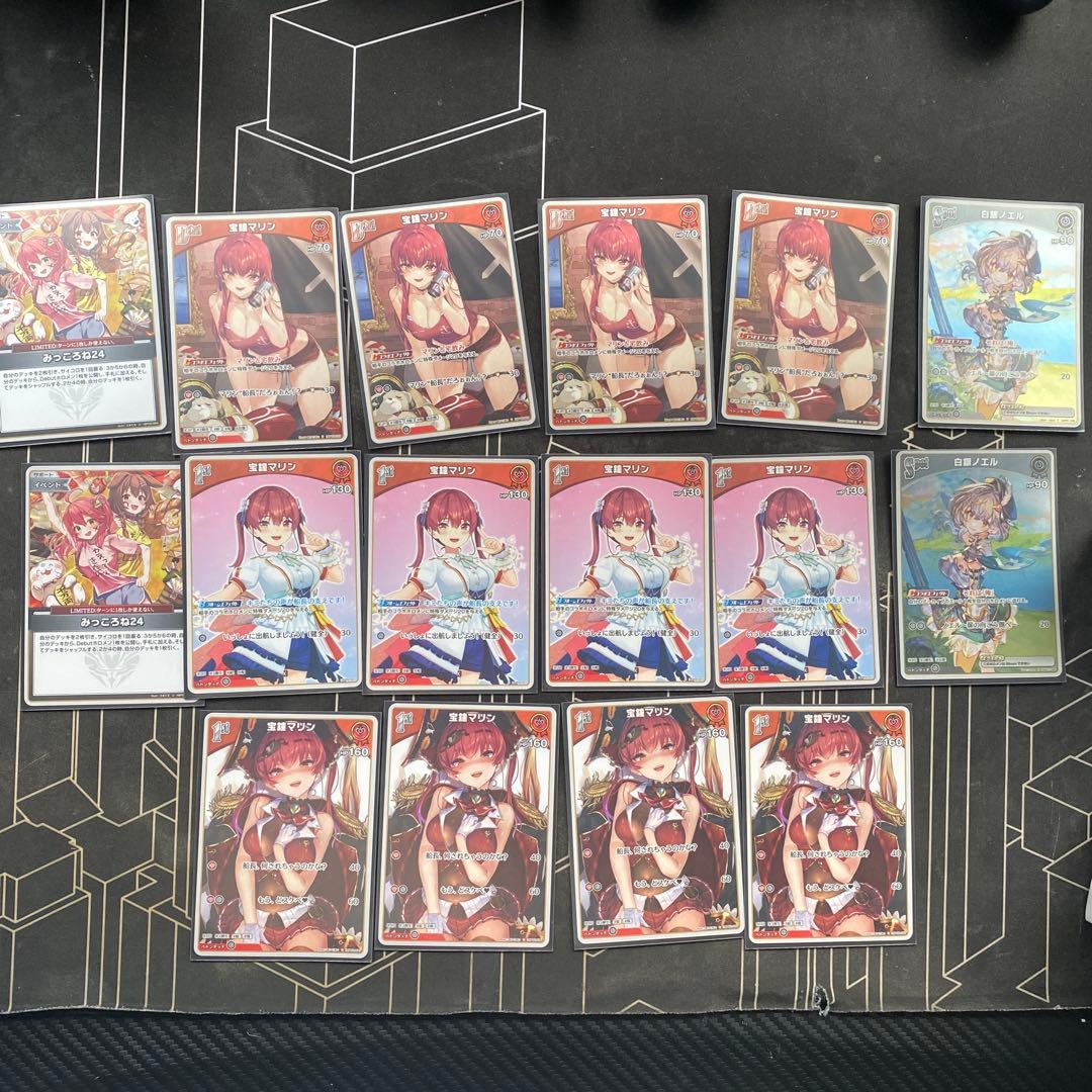 ホロライブ トレーディングカード レイネマリンデッキ推しこぼ&まりん単デッキ