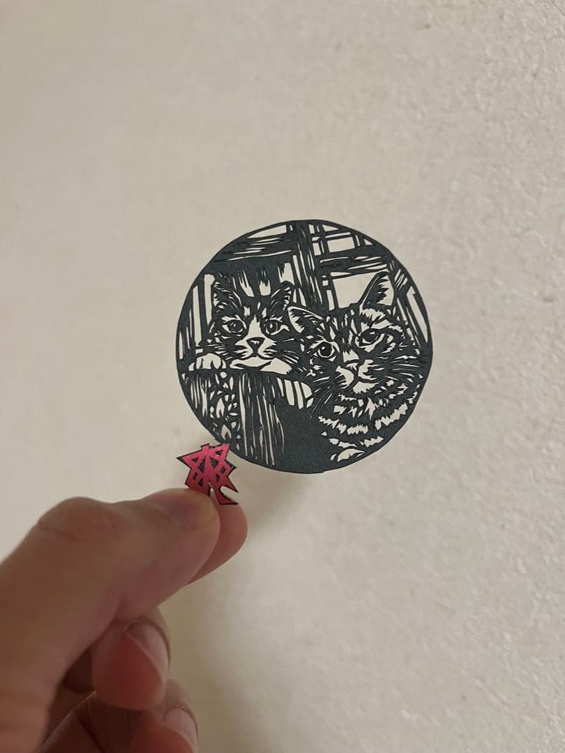 accosan　切り絵ハンドメイド