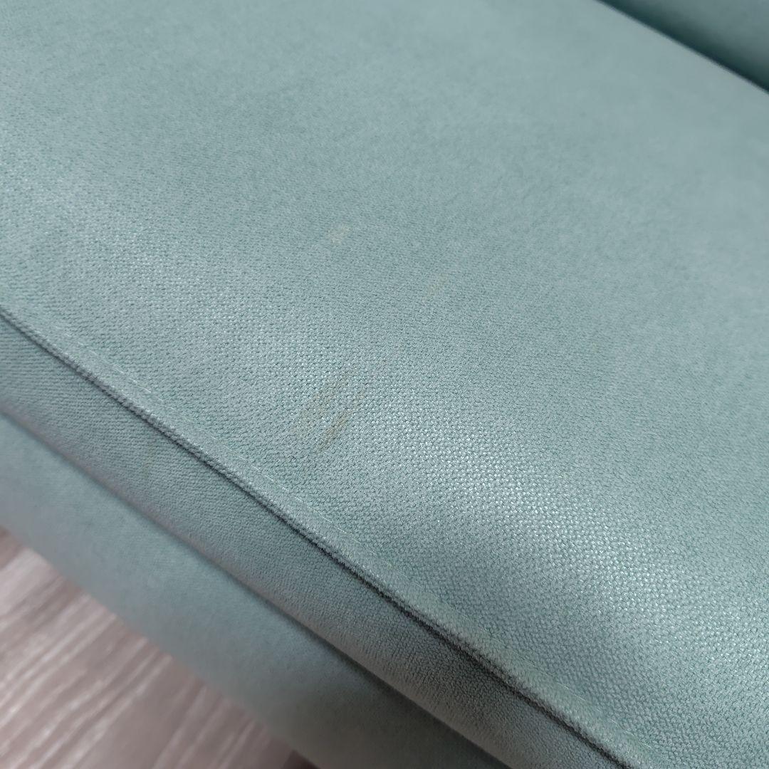 ニトリ　コンパクト2人掛けソファ　グリーン