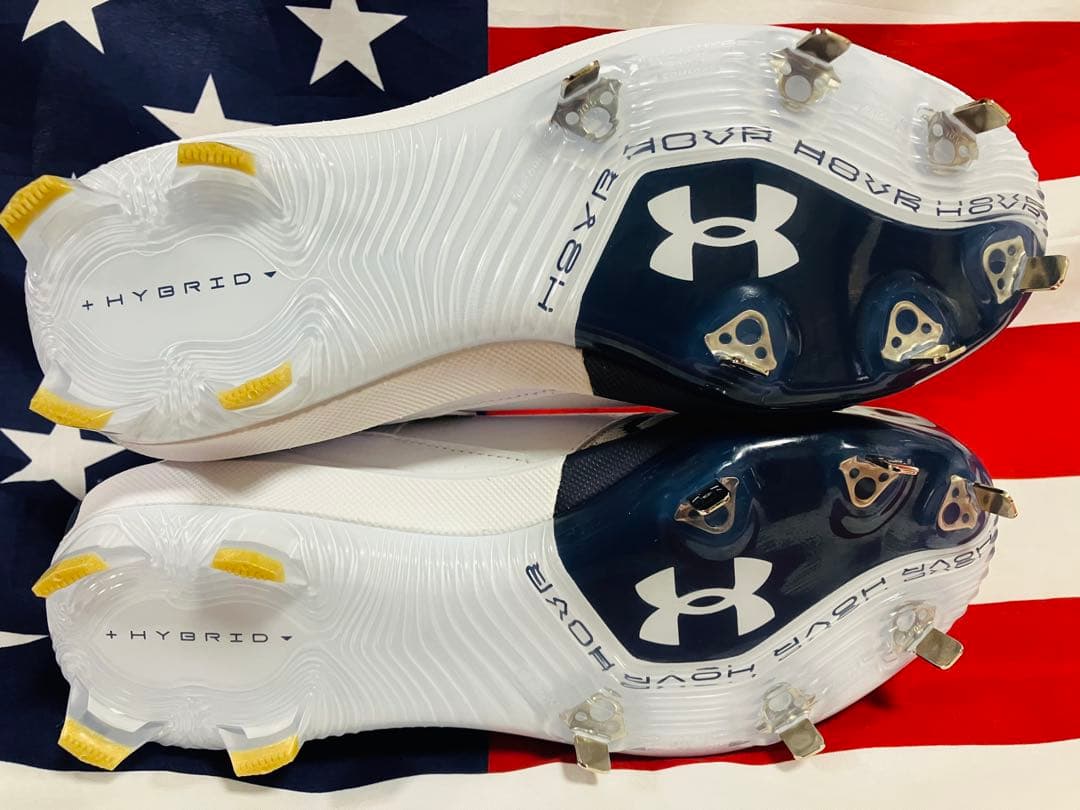 アンダーアーマー Harper 9 Cleats 野球 スパイク 金具 ネイビー