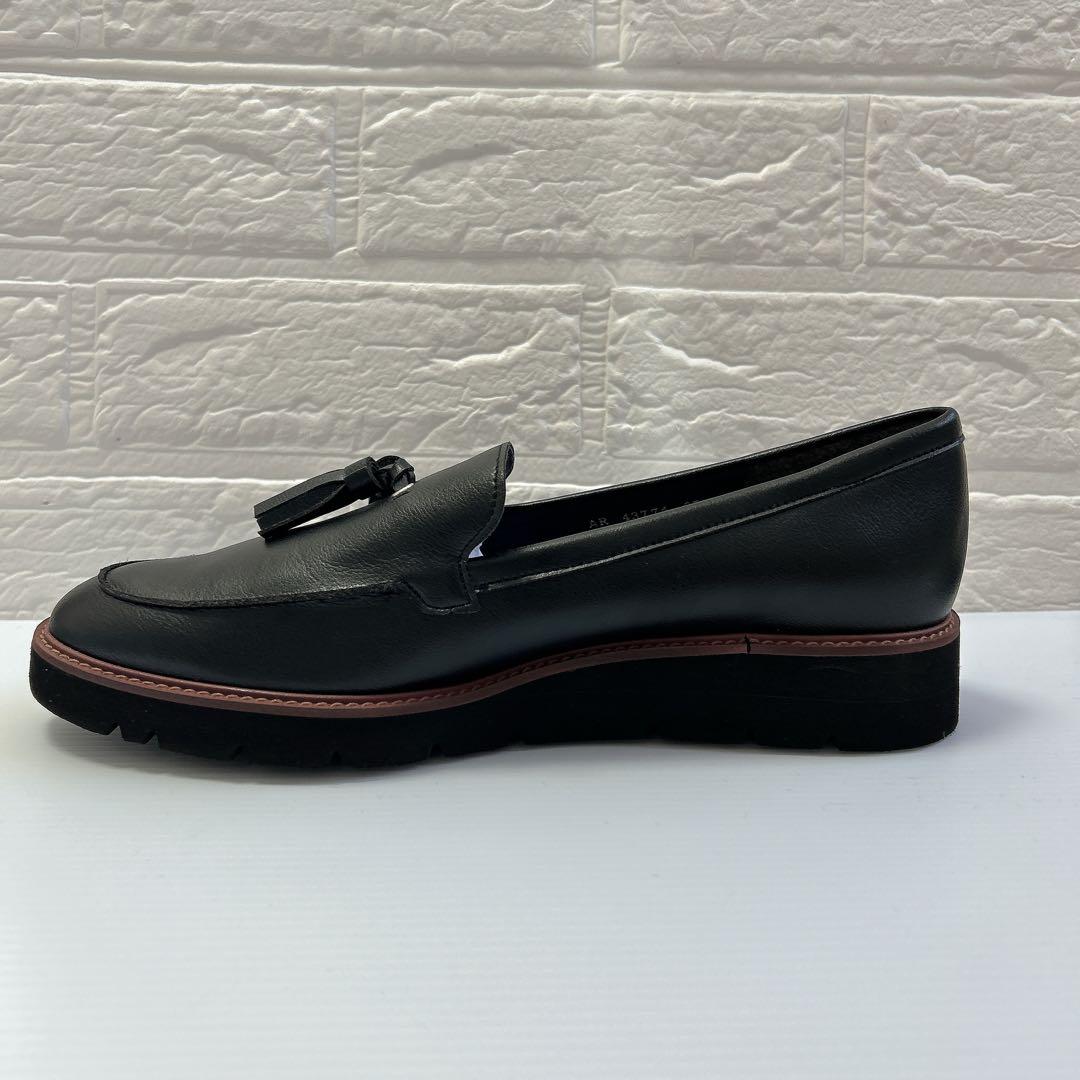 【未使用級✨】超軽量DIANA 黒タッセルローファー25㎝