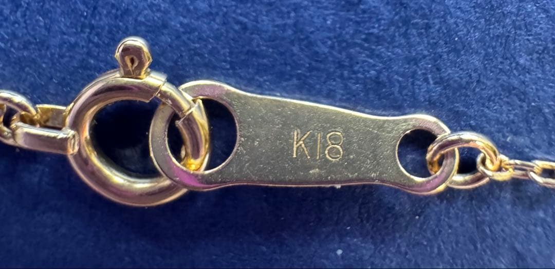 未使用 ヴァンドーム青山 ダイヤモンドキャトルネックレス k18 品質保証カード