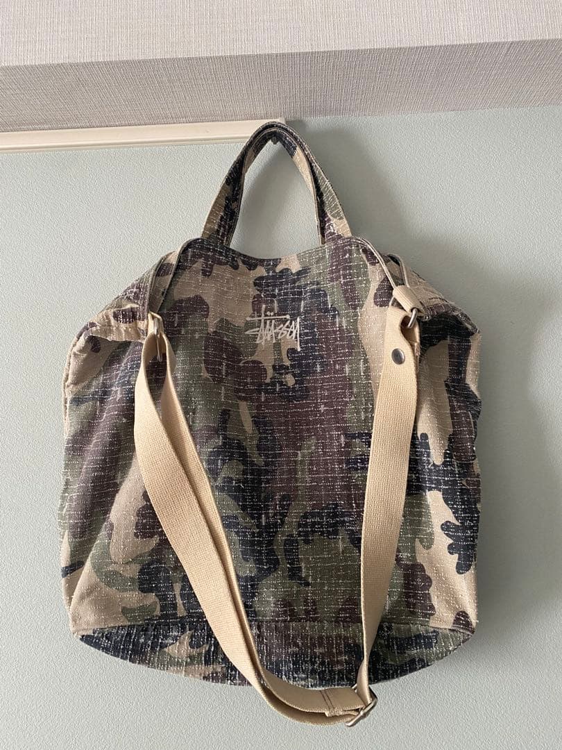 バッグ Stussy NEEDLE PUNCH CROSSBODY BAG camo
