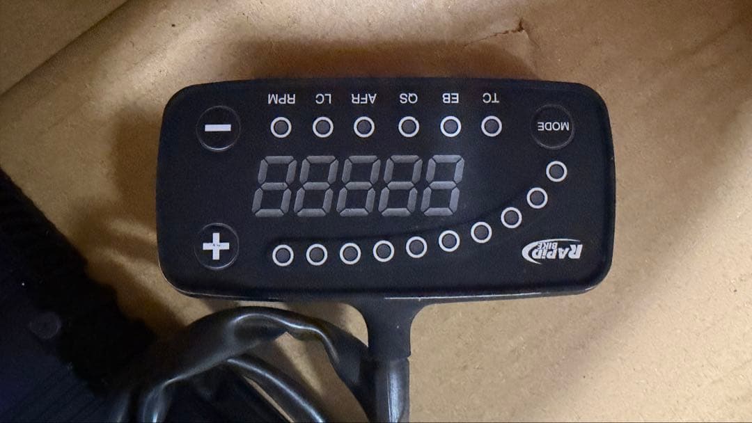 rapid bike zx25rより取り外し　サブコン他