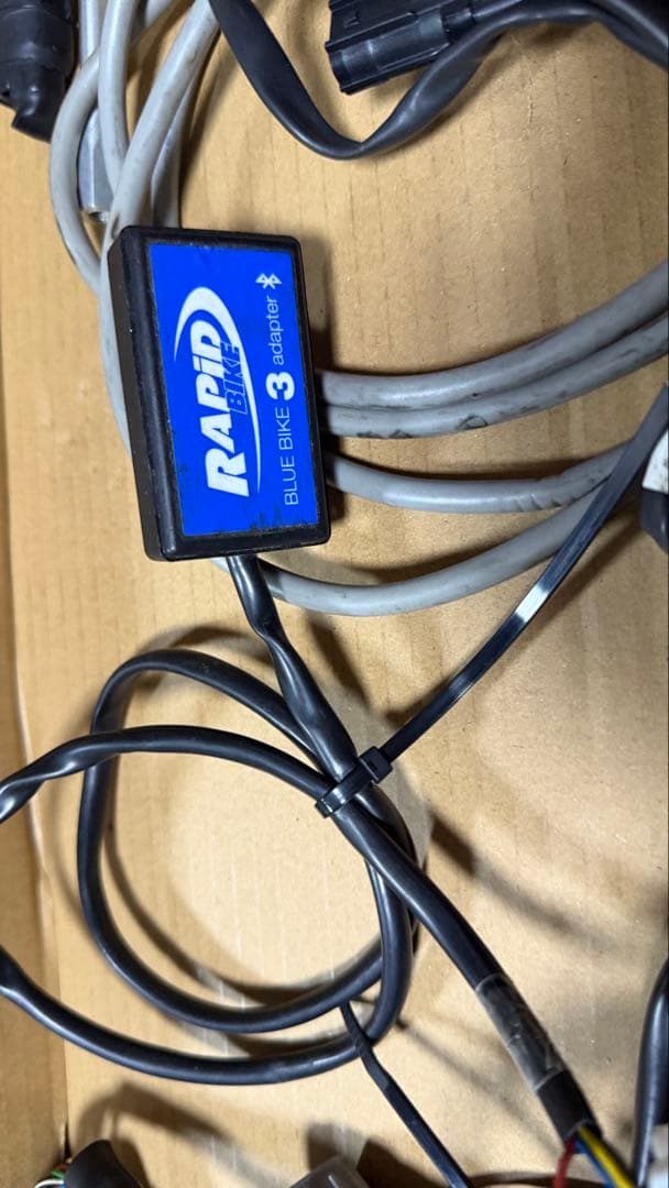 rapid bike zx25rより取り外し　サブコン他