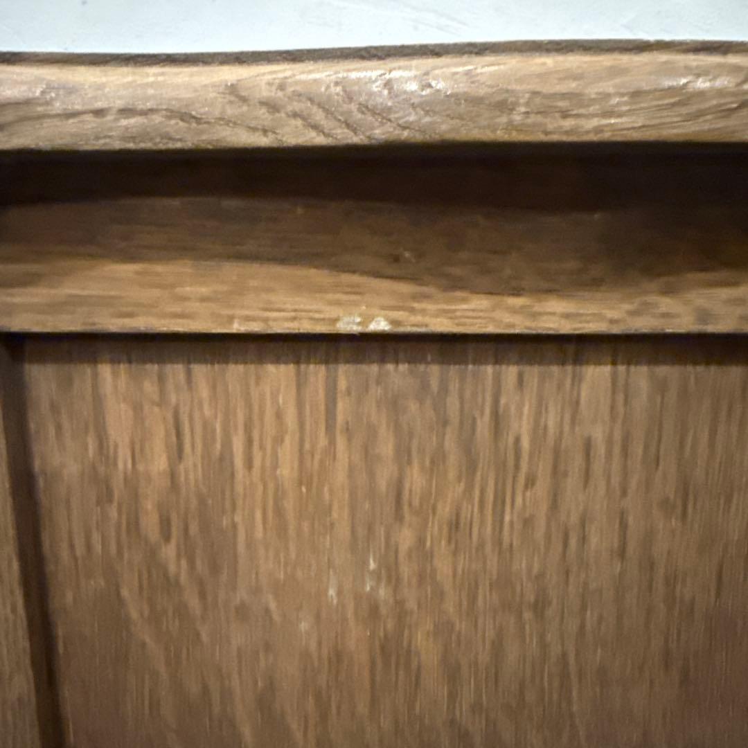 年末年始saleヴィンテージ　木製サイドテーブル　扉収納付き　1