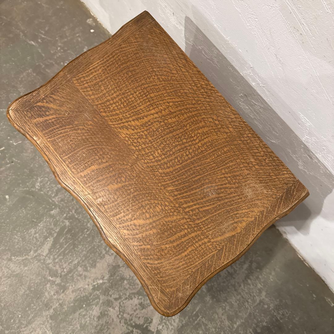 年末年始saleヴィンテージ　木製サイドテーブル　扉収納付き　1