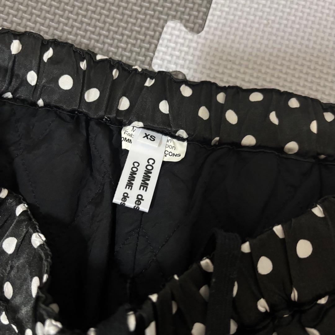 COMME des GARÇONS ドット柄　バルーンパンツ　XS