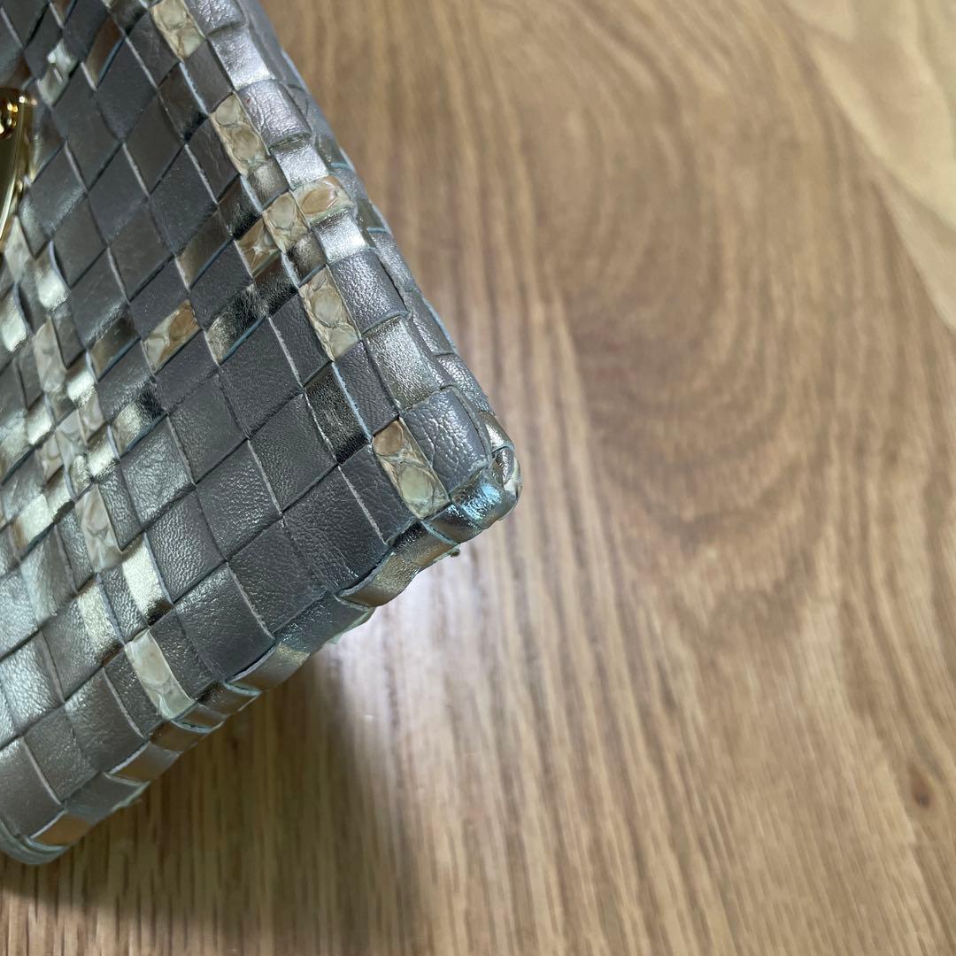 ATAO 編み込みデザイン 長財布