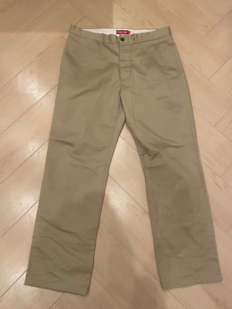 Supreme チノパン ベージュ 34