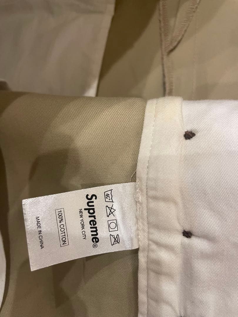 Supreme チノパン ベージュ 34