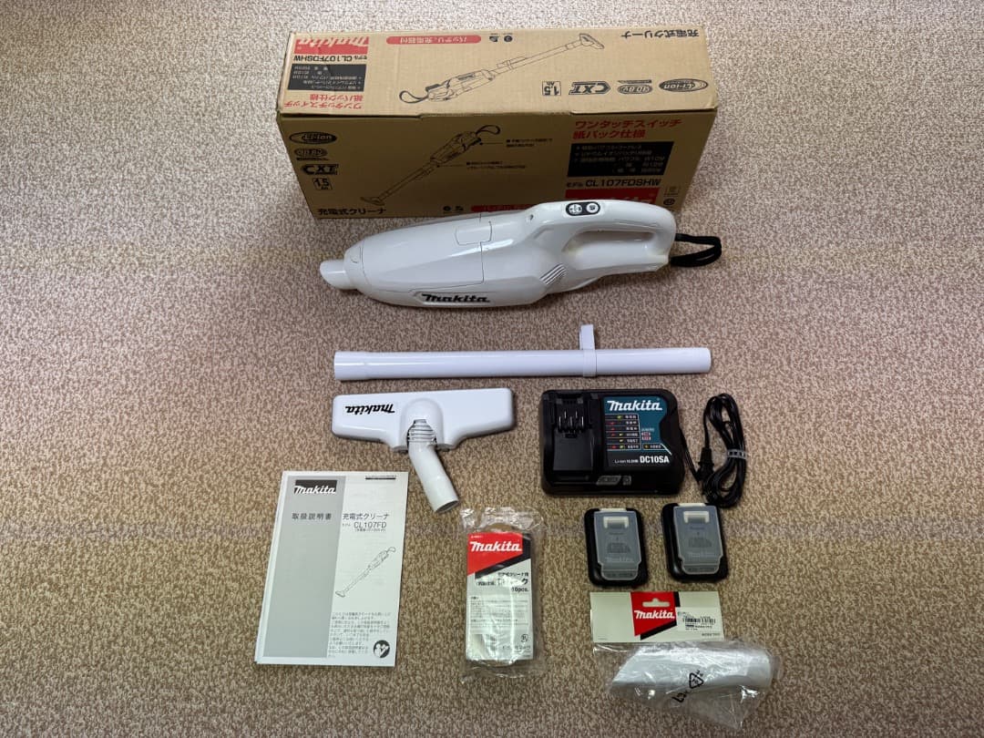 マキタ makita 充電式クリーナー CL107FDSHW