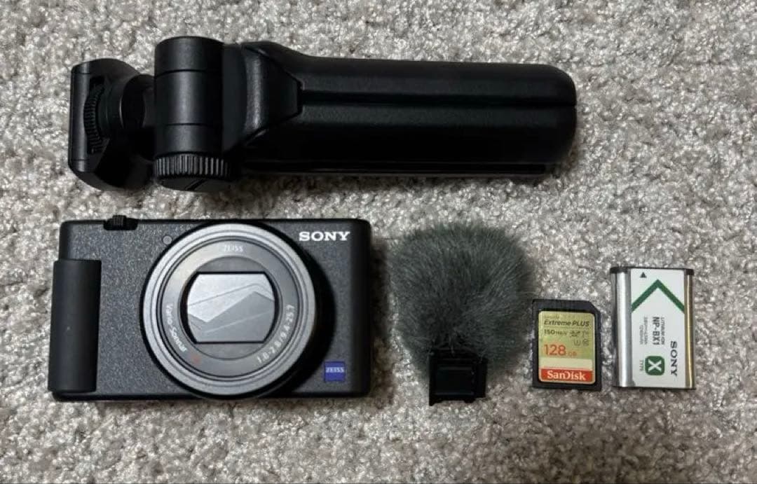 【極美品】SONY VLOGCAM ZV-1 本体・SDカード128GB