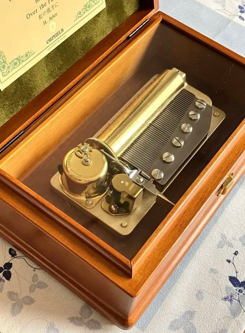 SANKYO ORPHEUS オルゴール 50弁 ⭐︎星に願いを／虹の彼方に♪