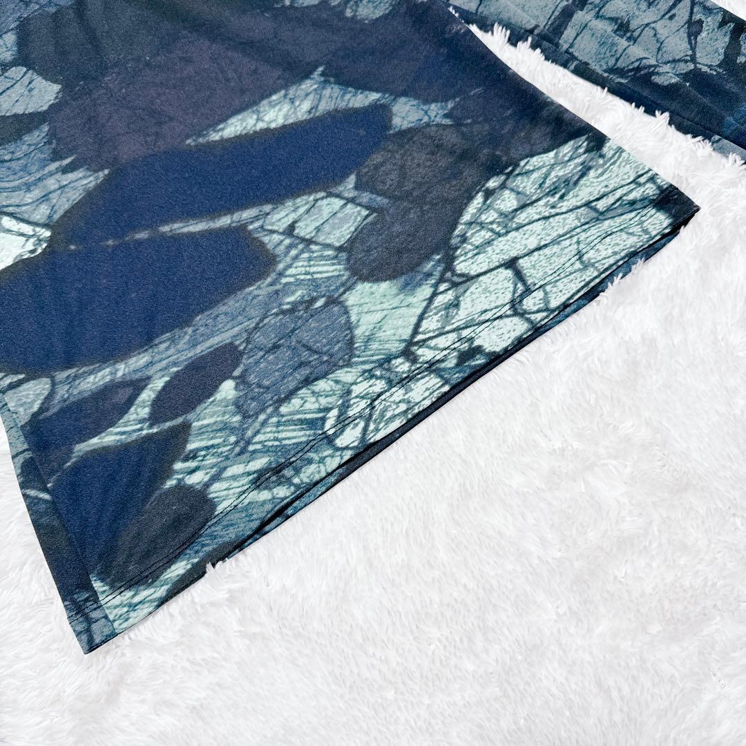 美品 プリーツプリーズ イッセイミヤケ 総柄 トップス ヴィンテージ