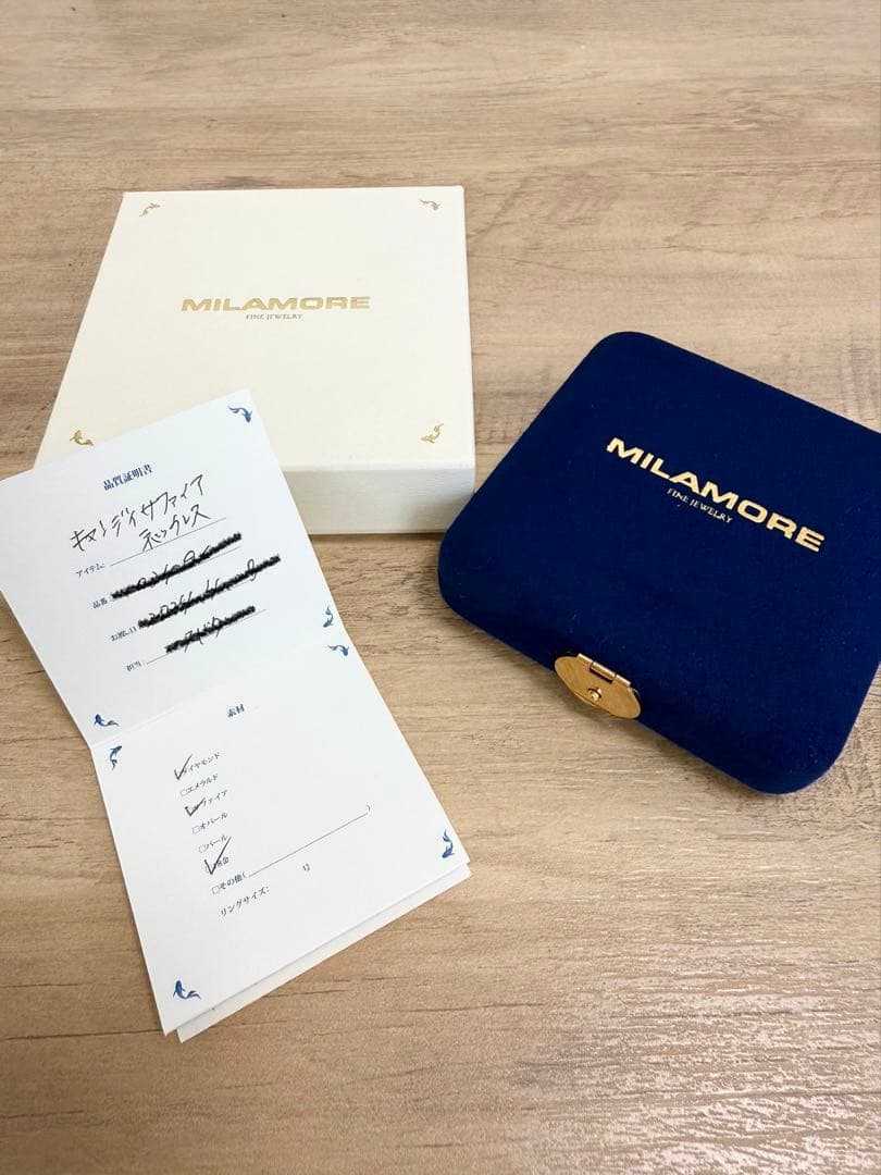 h*o様 milamore キャンディサファイアネックレス