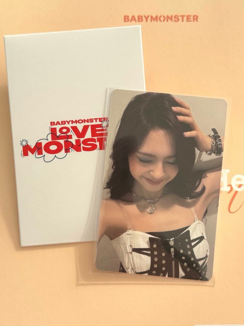 BABYMONSTER we go up 香港限定　特典トレカ　チキータ