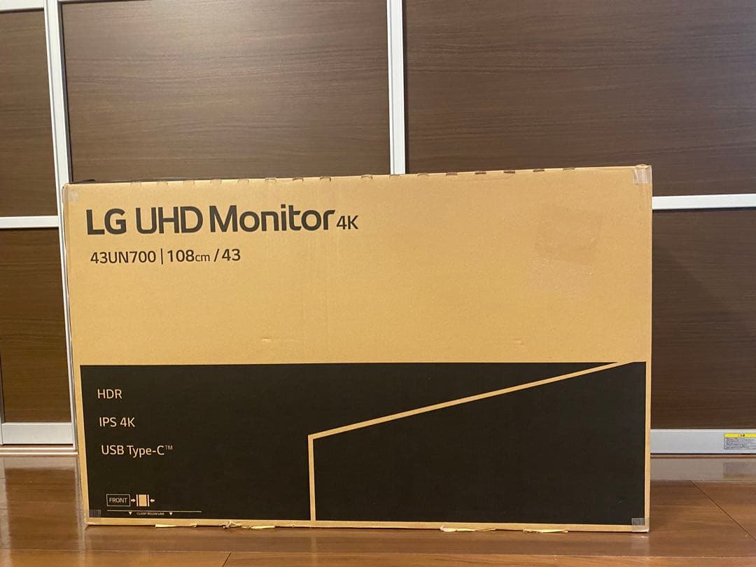 【使用少なめ】LG 4Kモニター　43UN700T-B 42.5インチ