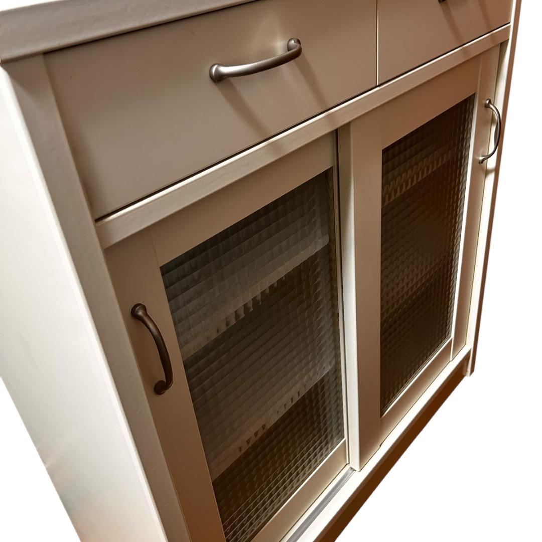 【送料無料】ピチカート K-850L キッチンカウンター 食器棚