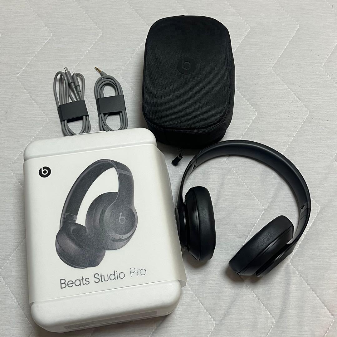 beats studio pro ワイヤレスヘッドホン　ブラック