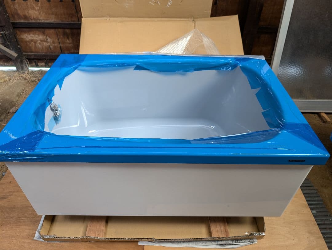 【新品未使用】カラーステンレス浴槽