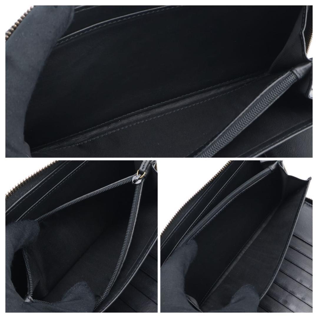 【極美品】GUCCI GGマーモント　長財布　オーガナイザー　黒