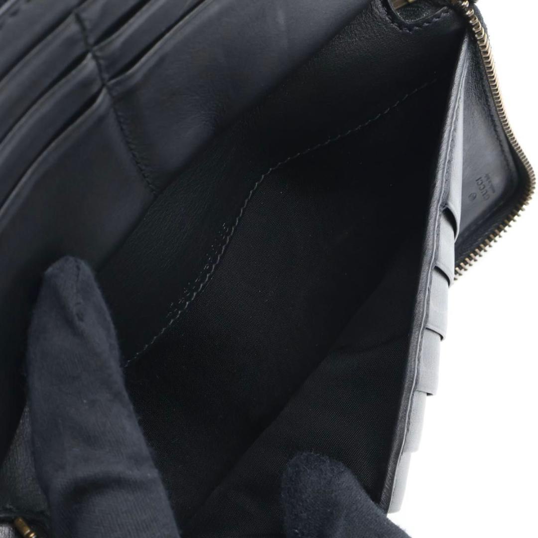 【極美品】GUCCI GGマーモント　長財布　オーガナイザー　黒