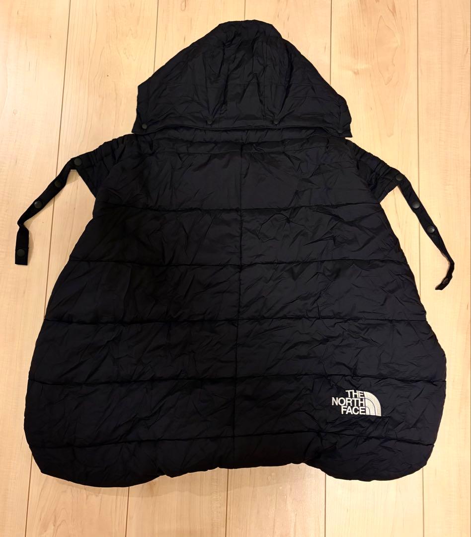 美品 ノースフェイス ベビーシェルブランケット ブラック