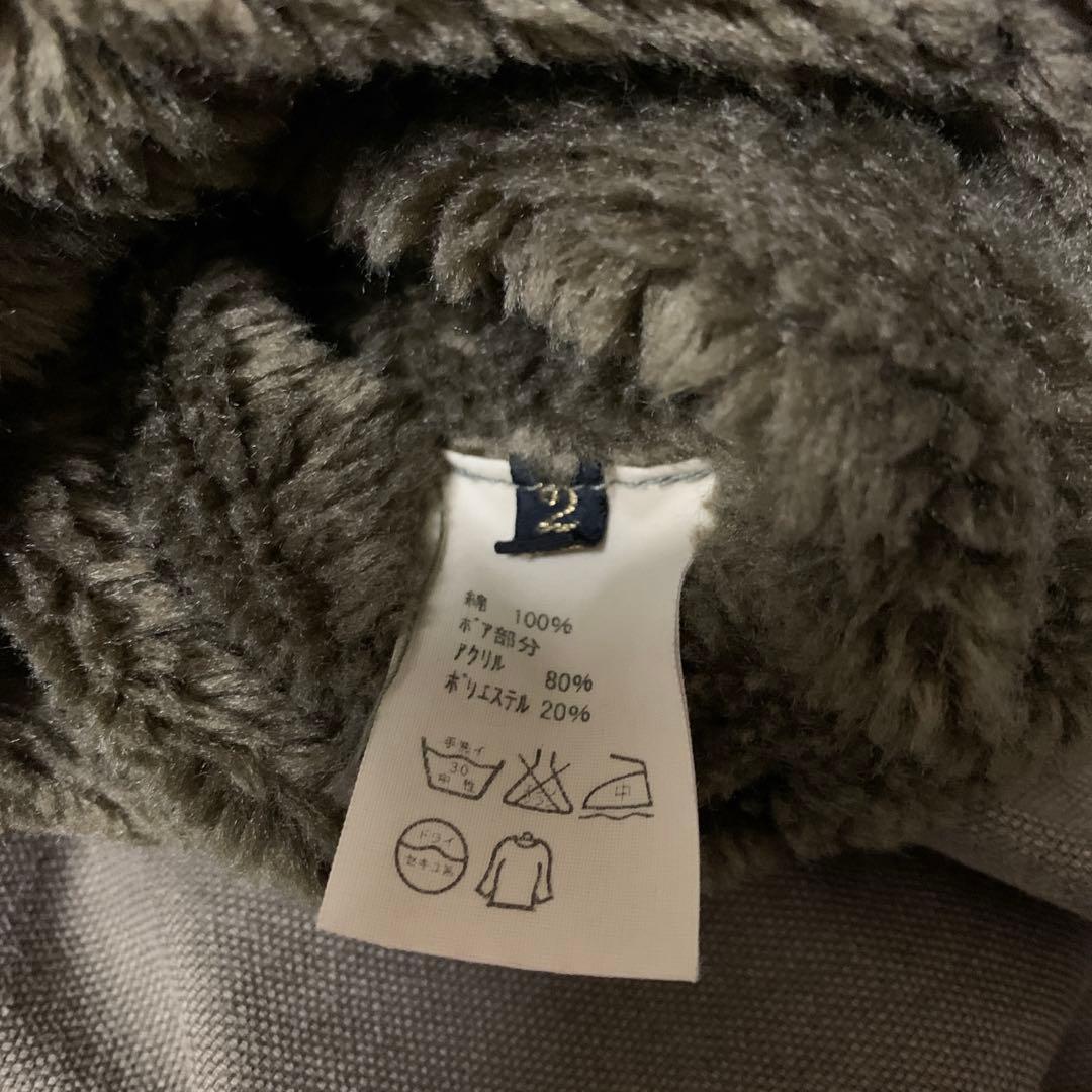 KAPITAL ベスト ボアベスト ミリタリーベスト　カーキ　サイズ2(M)