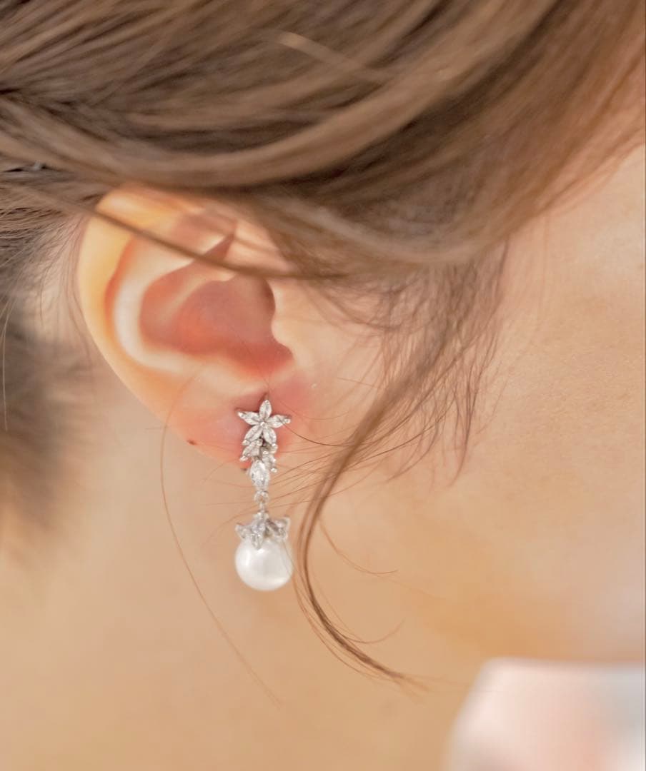 STELLA BRIDAL ネックレス&イヤリングセット