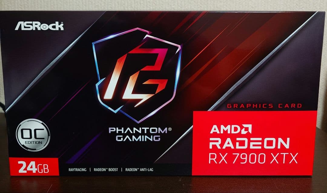 グラフィックボード・グラボ・ビデオカード ASRock PHANTOM GAMING RADEON RX 7900 XTX