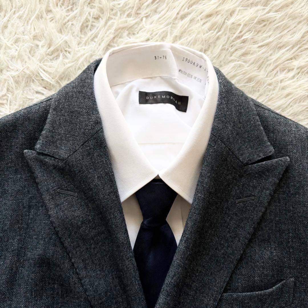 <美品>BOGLIOLI DOVERカシミヤ ダークグレー ダブルジャケット44